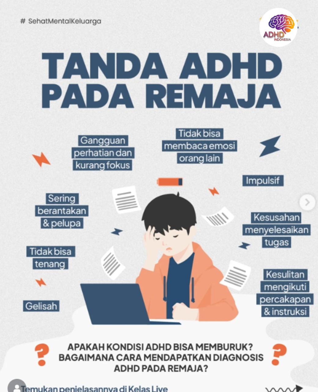 Screening ADHD Non-Diagnostik: Edukasi Awal bagi Orang Tua di Provinsi Sulawesi Utara
