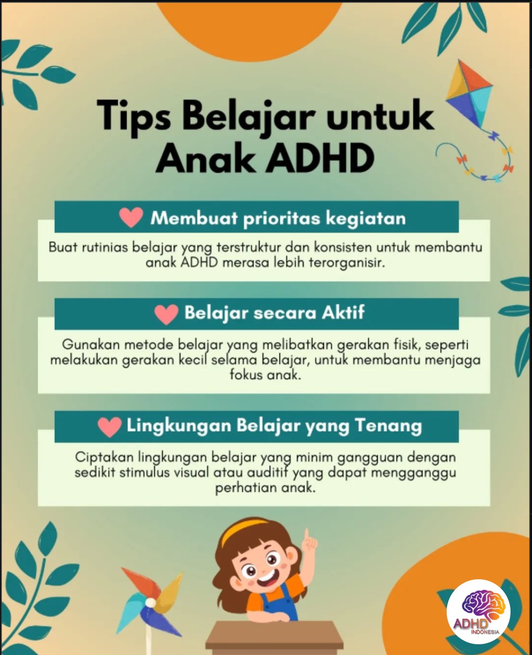 Strategi Belajar yang Cocok untuk Anak ADHD di Provinsi Sulawesi Utara